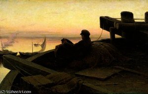 On The River Volga — Abram Efimovich Arkhipov