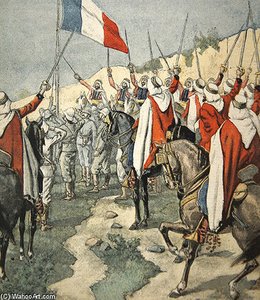 The French Flag In In-salah — Oswaldo Tofani