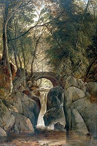 The Waterfall — John Berney Ladbrooke