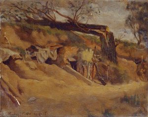 Epéhy In A Sunken Roadway Near The Regimental Aid Post Of The 7th Battalion Royal Sussex Regiment — Haydn Reynolds Mackey