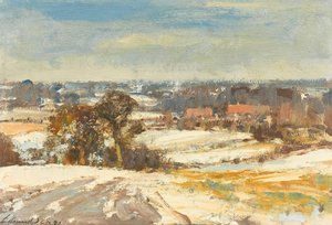 Melting Snow, Norfolk — Edward Seago