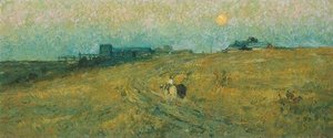 English The Setting Sun — Emanuel Phillips Fox