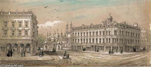 Brighton Pavilion From Castle Square — William Alfred Delamotte
