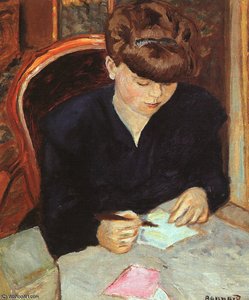 The Letter, National Gallery Of Art At Washing — Pierre Bonnard
