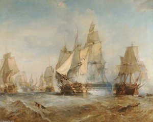 The Battle Of Trafalgar - — John Christian Schetky