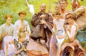 St. Francis — Jacek Malczewski