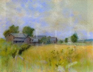 Pasture With Barns, Cos Cob — John Henry Twachtman