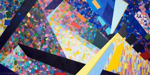 Pyramid — Samia Halaby
