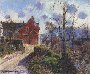 The Red Painted House — Gustave Loiseau