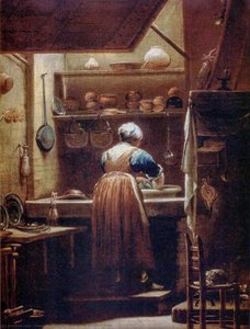 Die Küchenmädchen — Giuseppe Maria Crespi