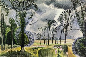 Thunder Storm Entering A Wood — Charles Burchfield