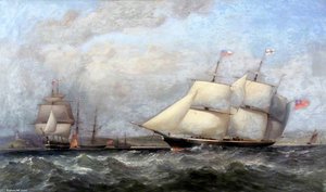 Shipping Off Oystermouth — Adolphus Knell