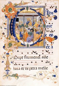 Gradual 2 For San Michele A Murano (folio 78) — Don Silvestro Dei Gherarducci, Gothic Illumination
