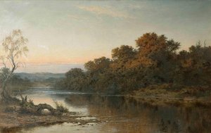 An Autumn Evening On The Lledr, North Wales — R.a Benjamin Williams Leader