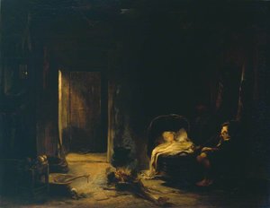 Interior of a Cottage in the Hebrides