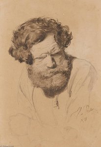 Portrait Of A Russian Peasant — Ilya Yefimovich Repin