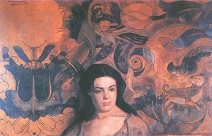 Portrait Of Actress P. Marcello — Jacek Malczewski