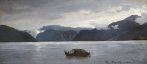 View From Balestrand — Hans Fredrik Gude