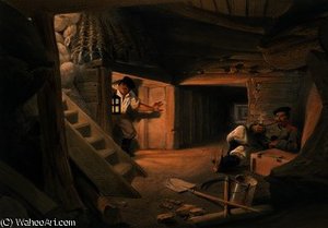 Mine Of The Bastion Du Mat — William Simpson