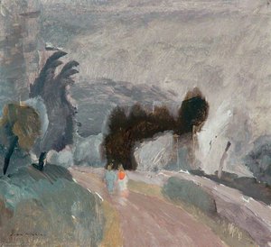 Grey Willows By The Coast — Ivon Hitchens
