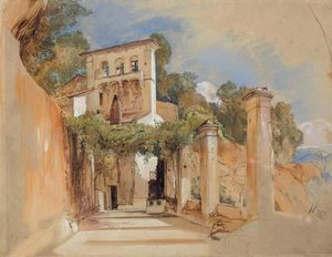 A Villa In Amalfi, Italy — John Frederick Lewis