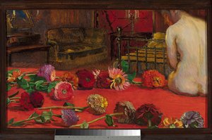 Zinnias — Józef Mehoffer