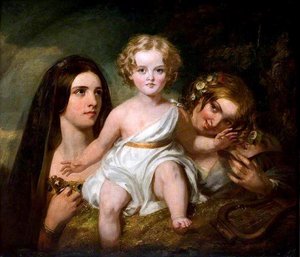 Genius Between Tragedy And Comedy — Charles West Cope