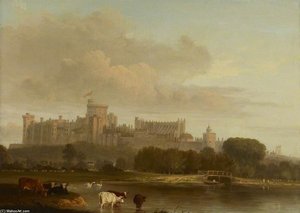 Distant View Of Windsor Castle - — Edmund Bristow