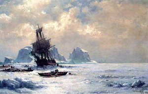 Caught In The Ice — William Bradford
