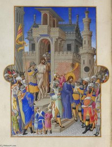 Christ Leaving The Praetorium — Limbourg Brothers