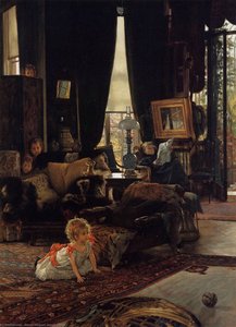 Hide And Seek — Jacques Joseph Tissot, Contemporary Realism