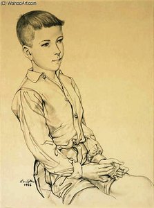 Portrait D'un Petit Garçon — Léonard Tsuguharu Foujita