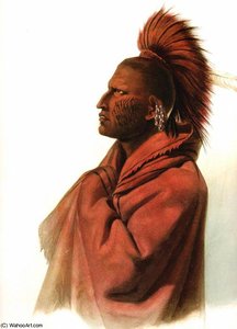 Massika Saki Indian — Karl Bodmer