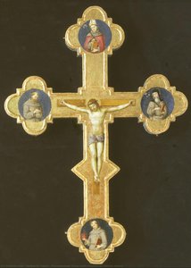Processioned Cross With Franciscan Saints (verso) — Raffaello Vanni