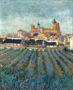 View of Saintes-Maries