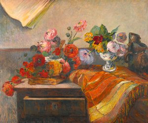 Pots And Bouquets — Eugène Henri Paul Gauguin, Post-impressionist