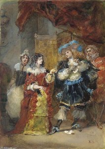 Despite The Lovers — Eugene Louis Lami