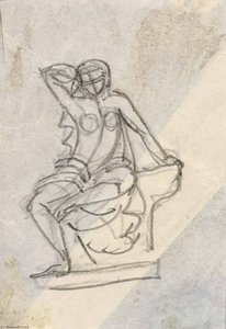 (seated Female Nude) — Paul Manship