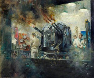 In the Butts Testing a Parnall Turret