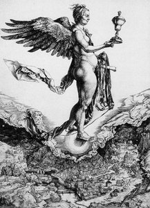 Némesis O La Buena Fortuna — Albrecht Dürer, Renacimiento Del Norte