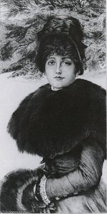 Promenade Dans La Neige — Jacques Joseph Tissot
