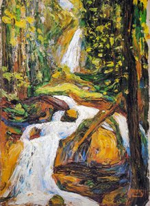 Kochel - Waterfall I — Wassily Wassilyevich Kandinsky, Expressionism