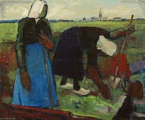 Field Workers, Brittany — Reginald Gammon