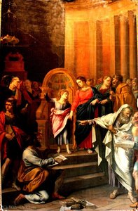 Jesus In The Temple. — Nicolas Mignard Dit Mignard D'avignon