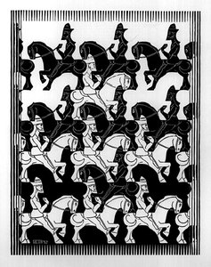 Horsemen — Maurits Cornelis Escher