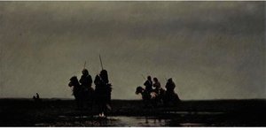 Cossacks In A Landscape — Adolf Schreyer