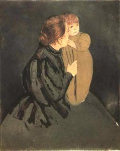 Peasant Mother And Child — Mary Stevenson Cassatt