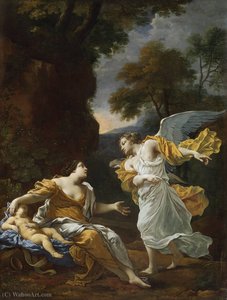 Hagar And The Angel — Michel Dorigny