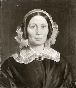 Maria Schulten Lottner, Frau, (painting) — Emanuel Gottlieb Leutze