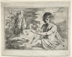 St. John The Baptist — Guercino